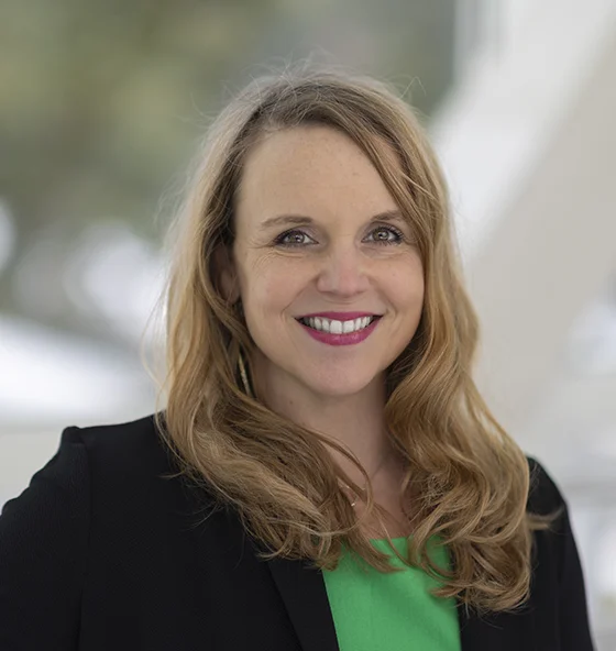 Professional headshot of Rachel Geary.