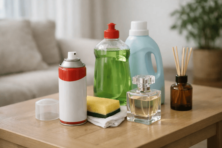 Verschiedene VOC-Quellen im Haushalt und wie der air-Q helfen kann, sie zu erkennen