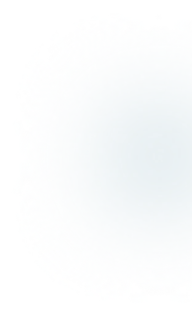 Abstract symmetrical pattern with a soft gradient blue circular center and white textured waves radiating outward.