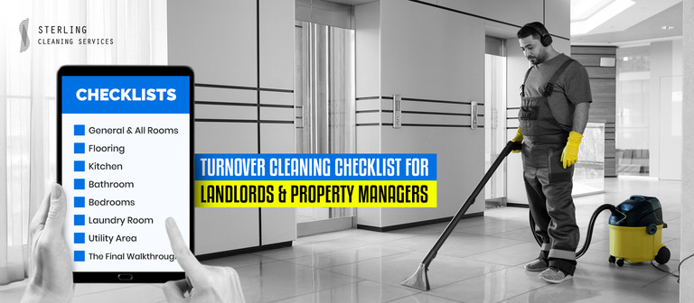 Turnover Cleaning Checklist for Landlords & Property Managers