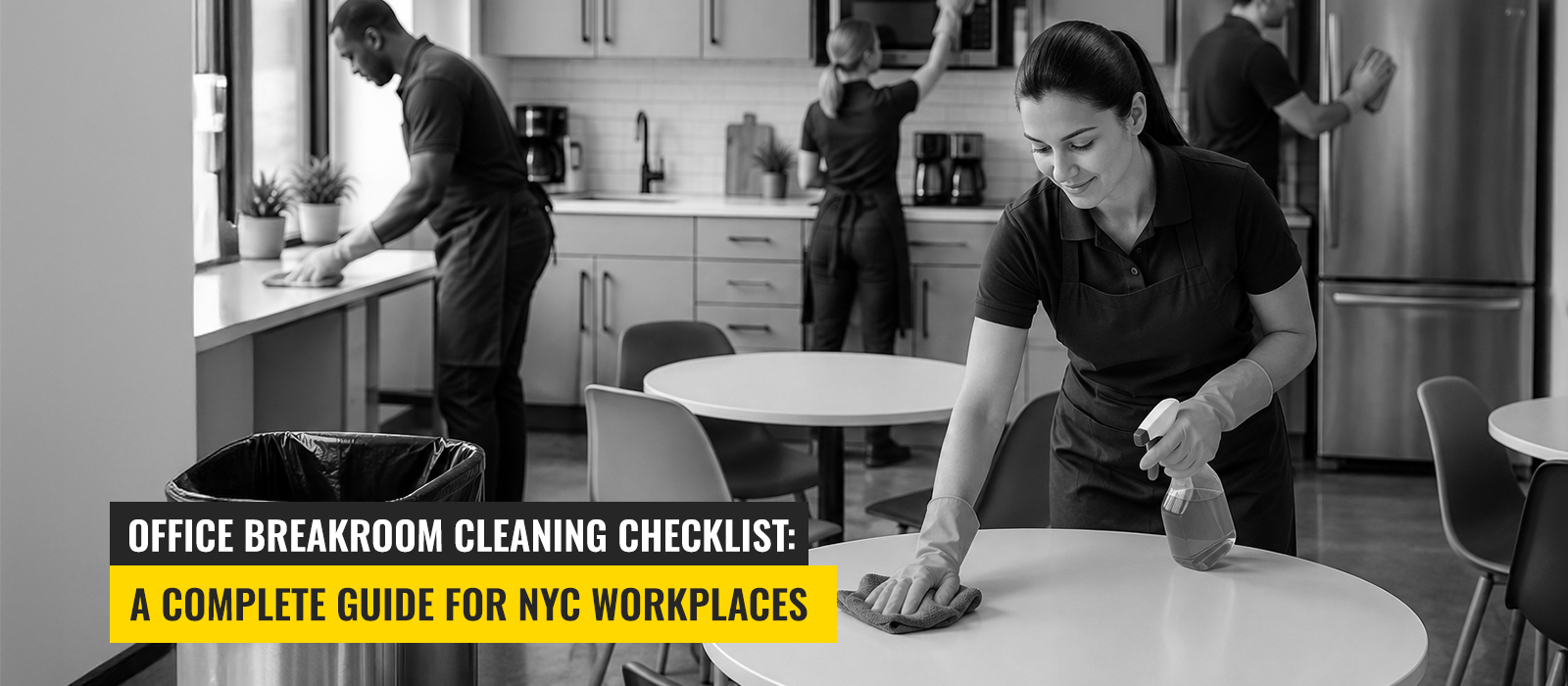 Office Breakroom Cleaning Checklist: A Complete Guide for NYC Workplaces