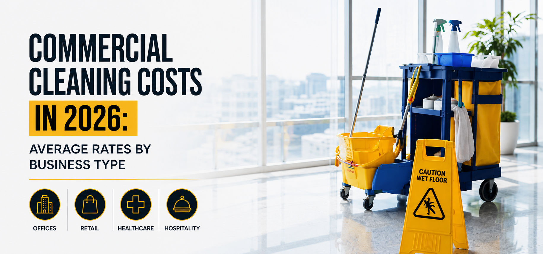 Commercial Cleaning Costs in 2026: Average Rates by Business Type 