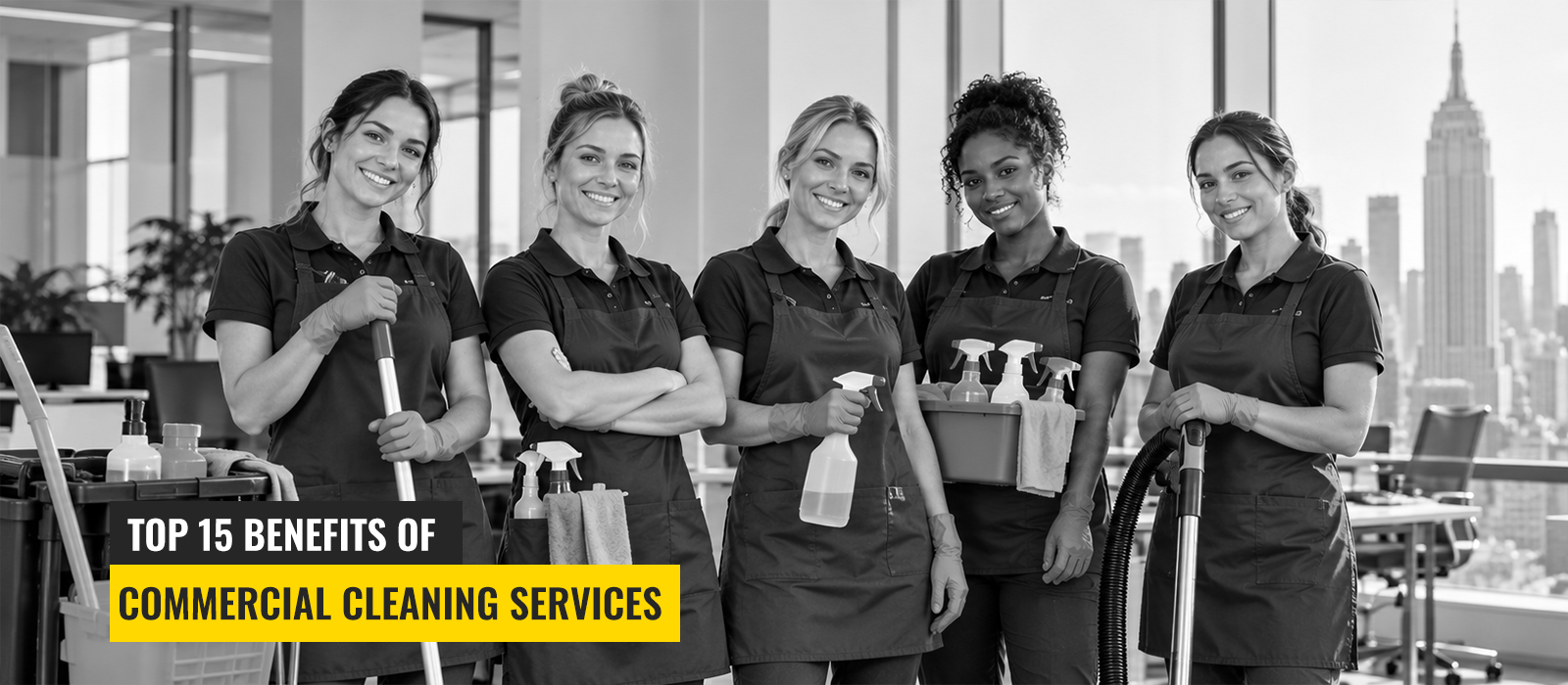Top 15 Benefits of Commercial Cleaning Services