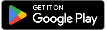 Black button to download on Google Play	