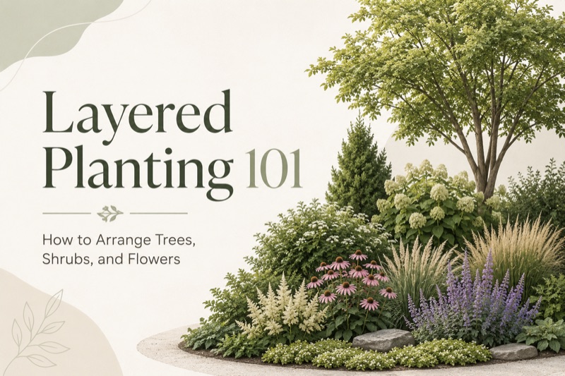 Layered Planting 101: How to Arrange Trees, Shrubs