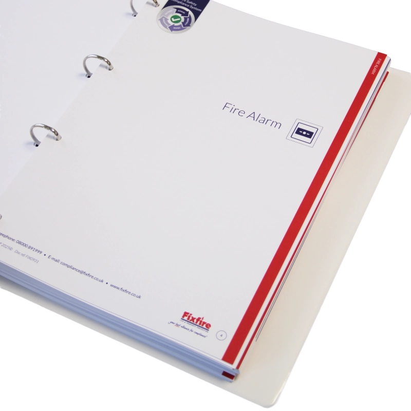 Photo of a Fire Log Book