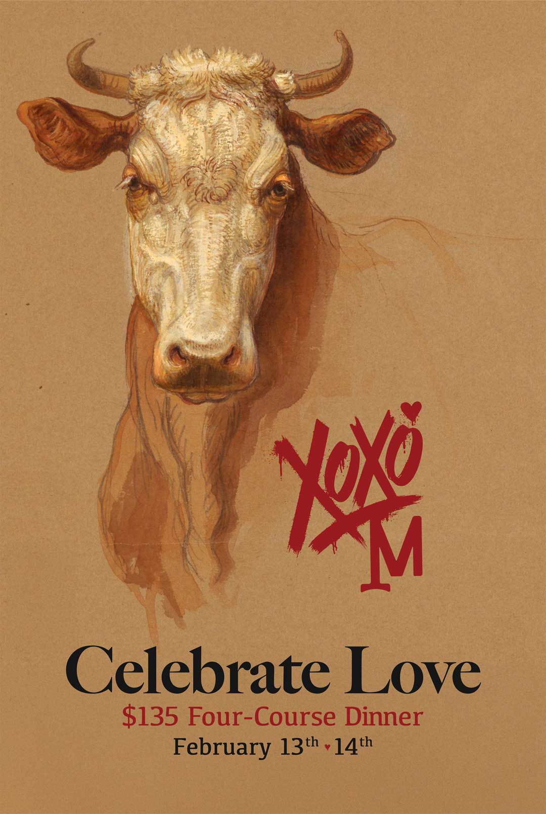 Valentine's Day | February 13th - 14th |  Four-Course Dinner