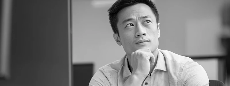 Image of a man thinking