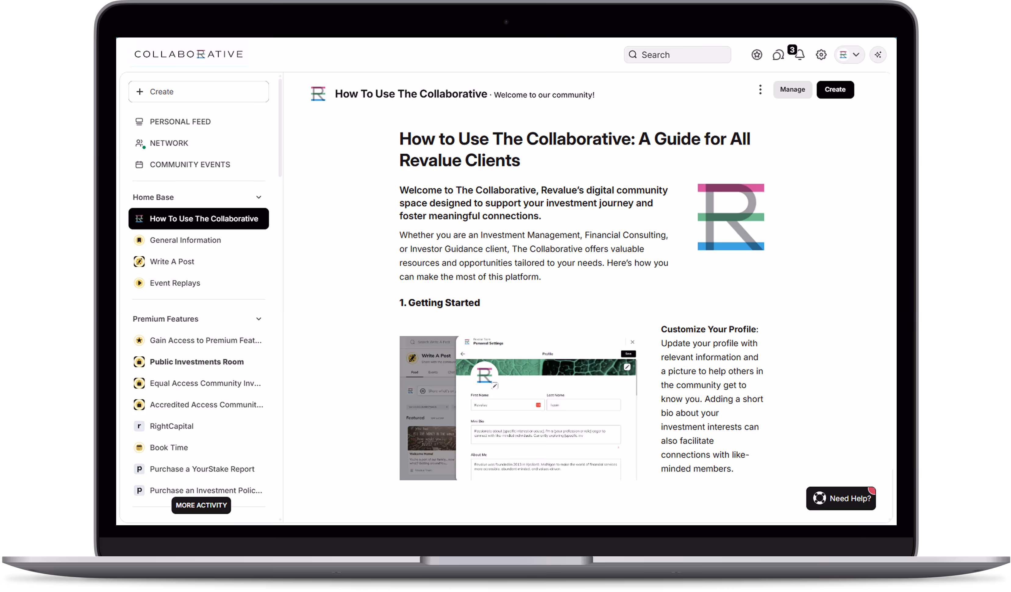 Collaborative: the first screen