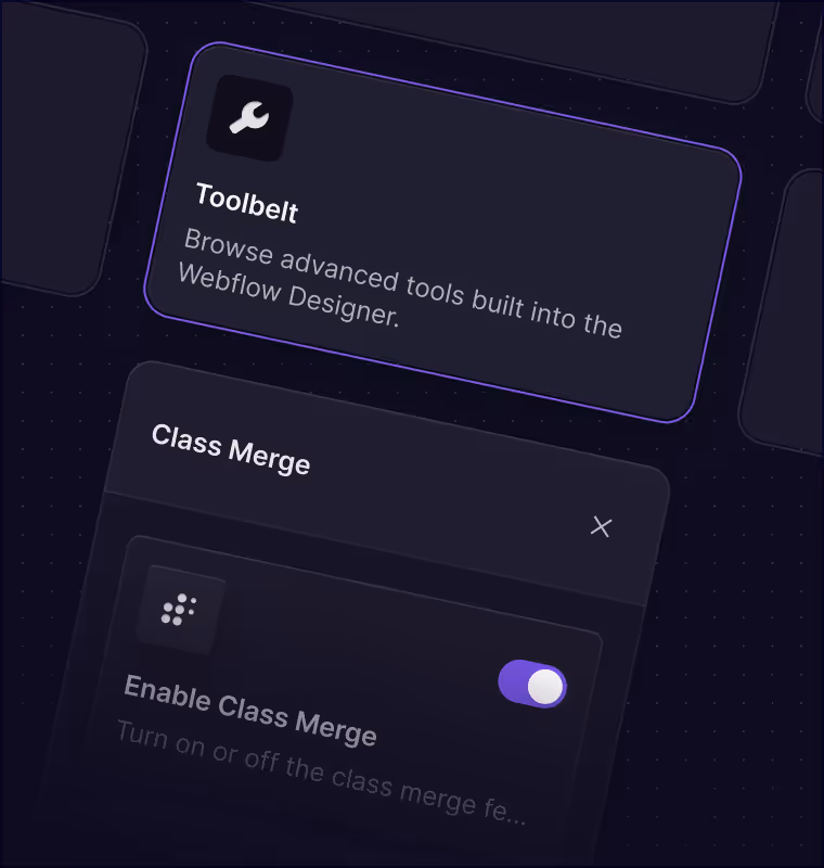 Screenshot Flowbase Chrome Extension showing tool belt