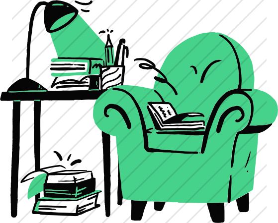 SVG Vector Illustration Couch