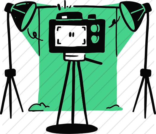 SVG Vector Illustration Film Studio