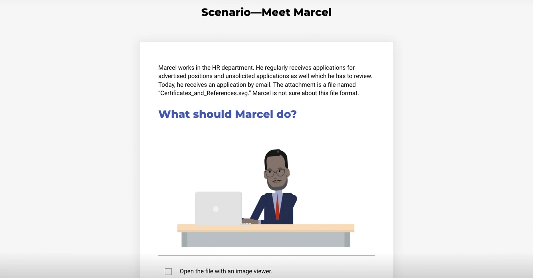 Product screen image