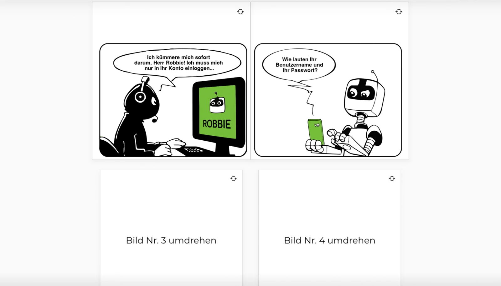 Beispielbild des Cartoon-Microlearnings