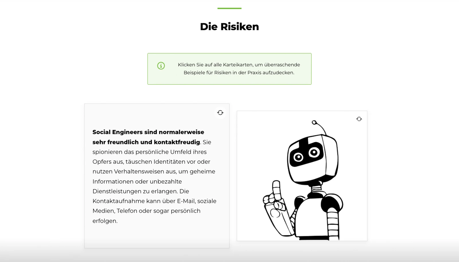 Beispielbild des Cartoon-Microlearnings