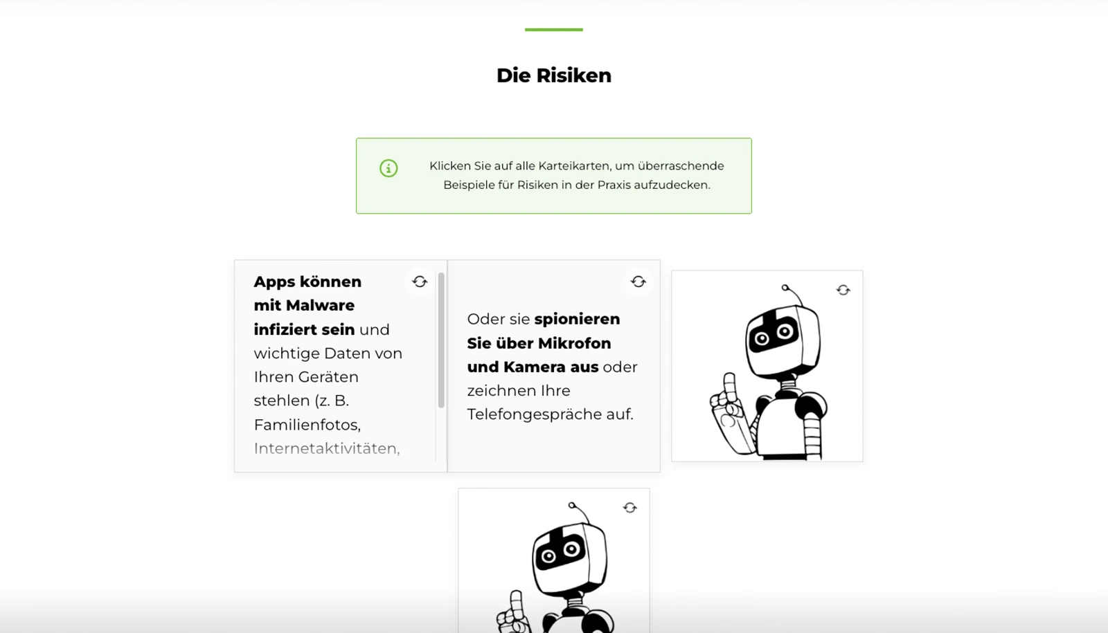 Beispielbild des Cartoon-Microlearnings