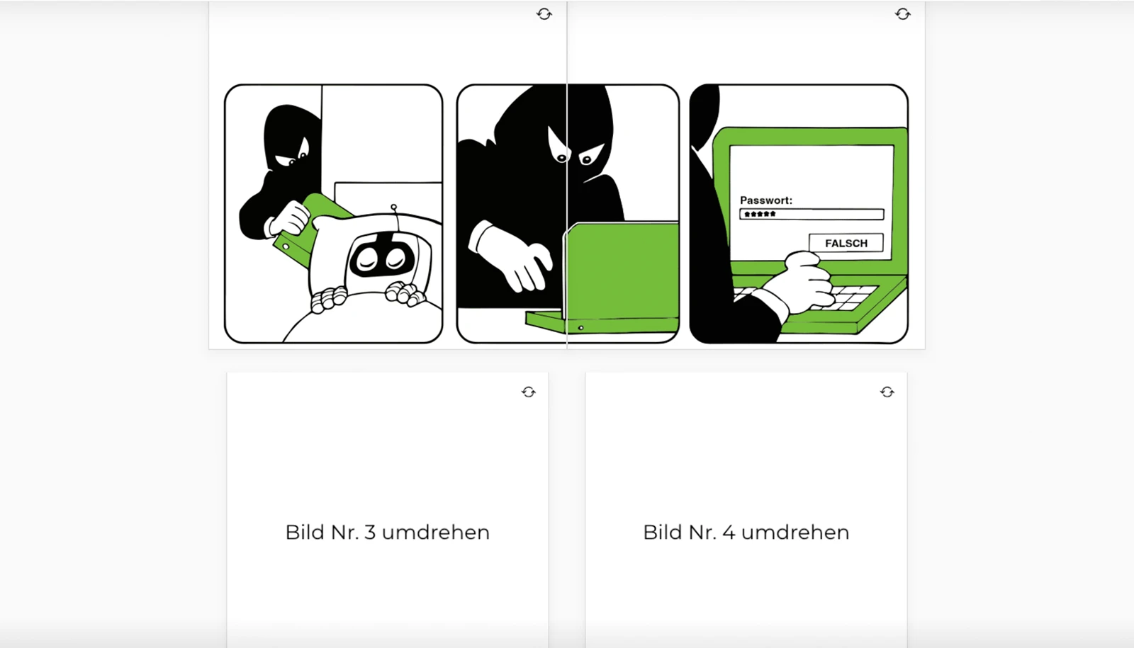 Beispielbild des Cartoon-Microlearnings