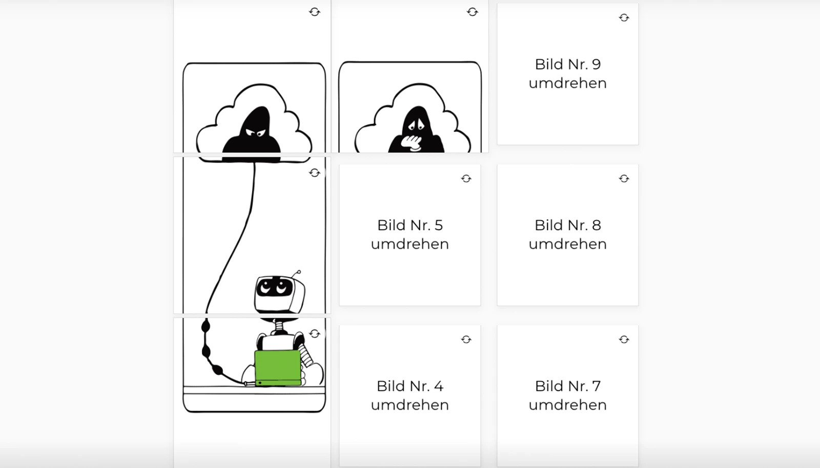 Beispielbild des Cartoon-Microlearnings