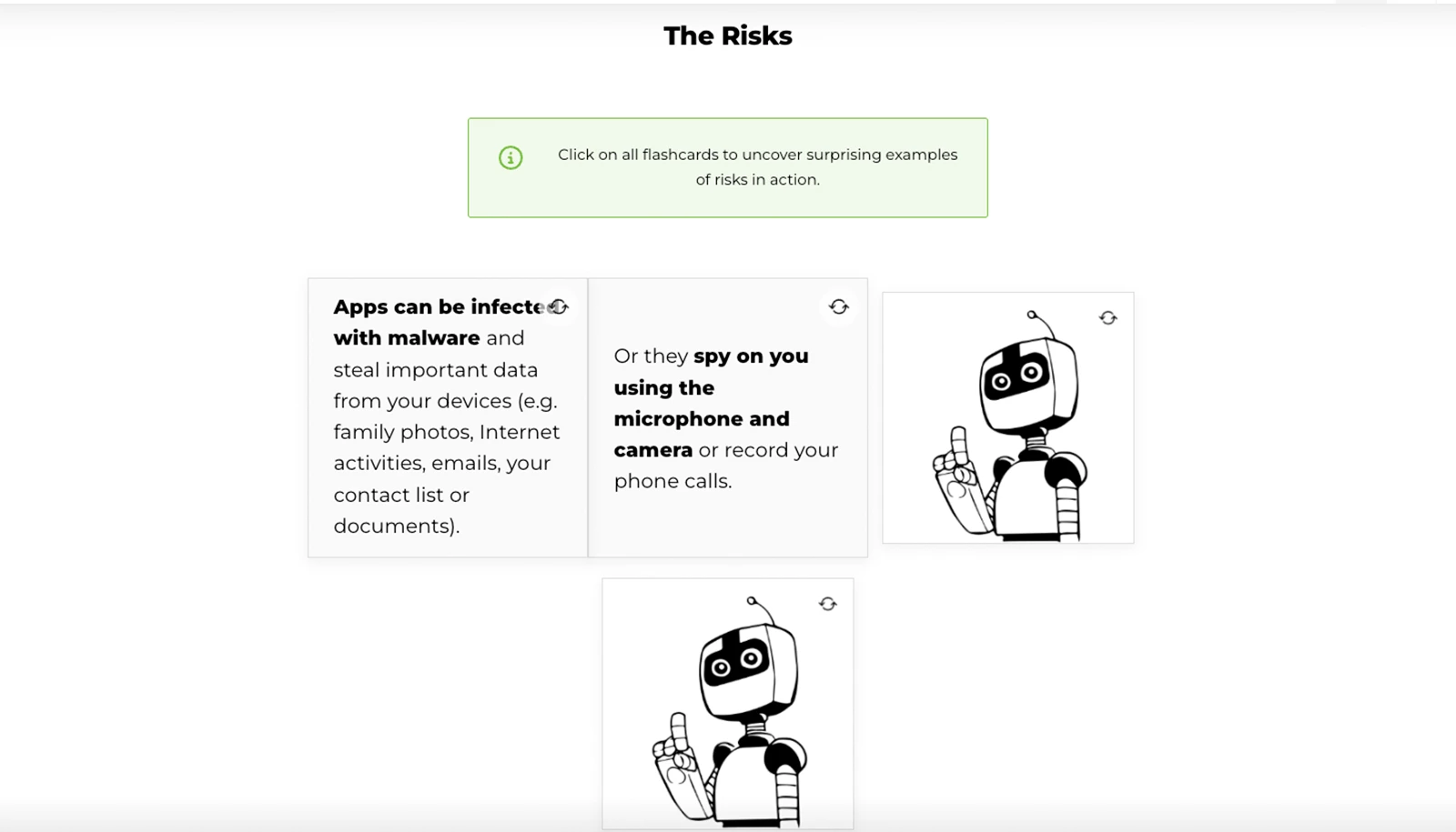Example image of cartoon microlearning