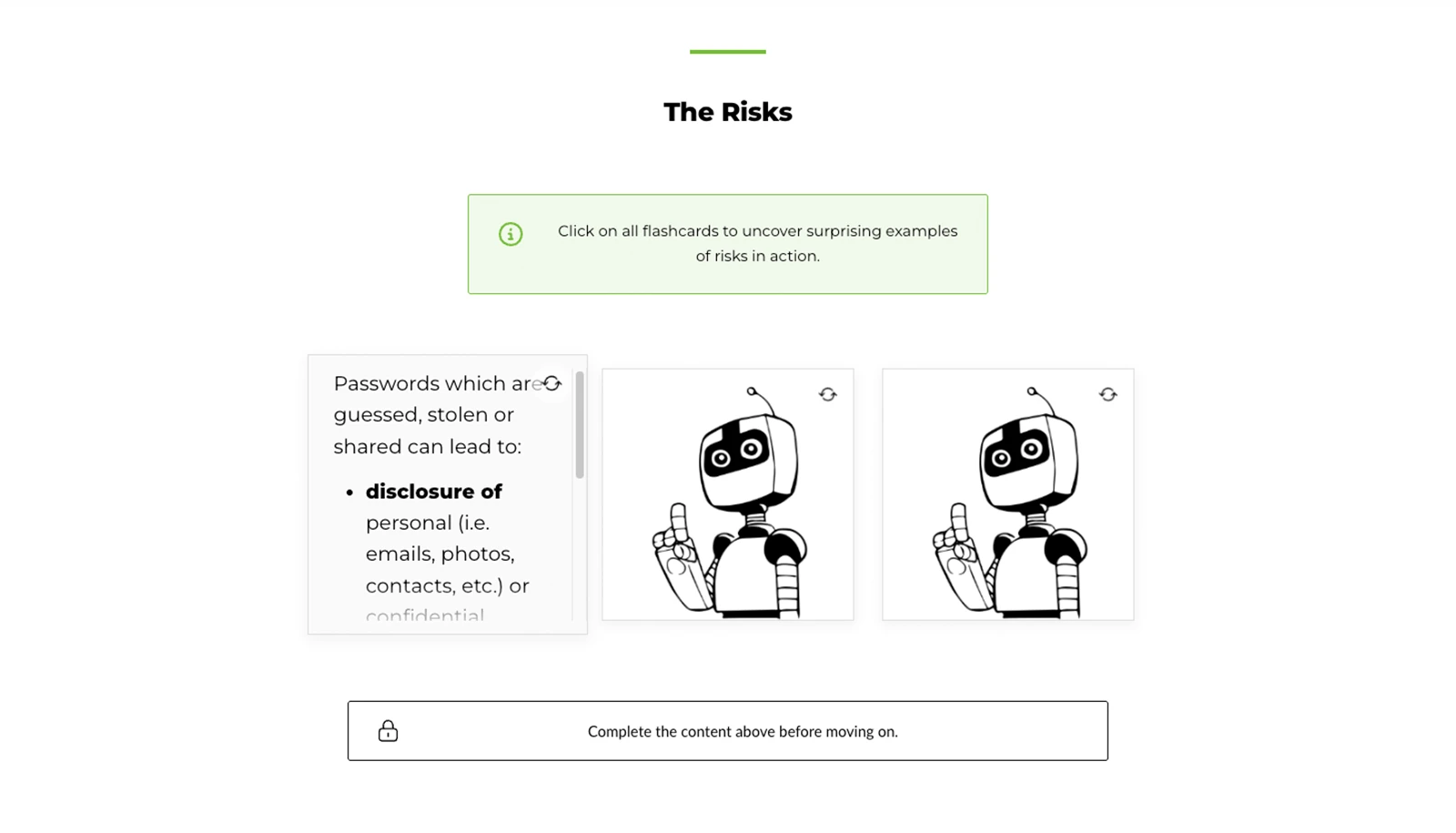 Example image of cartoon microlearning