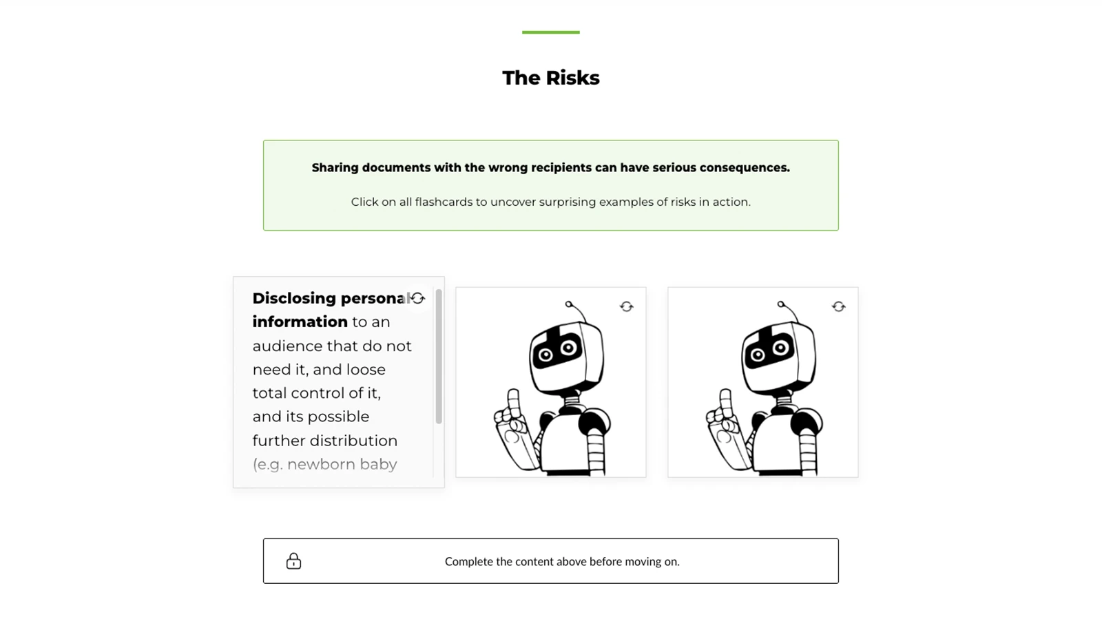 Example image of cartoon microlearning