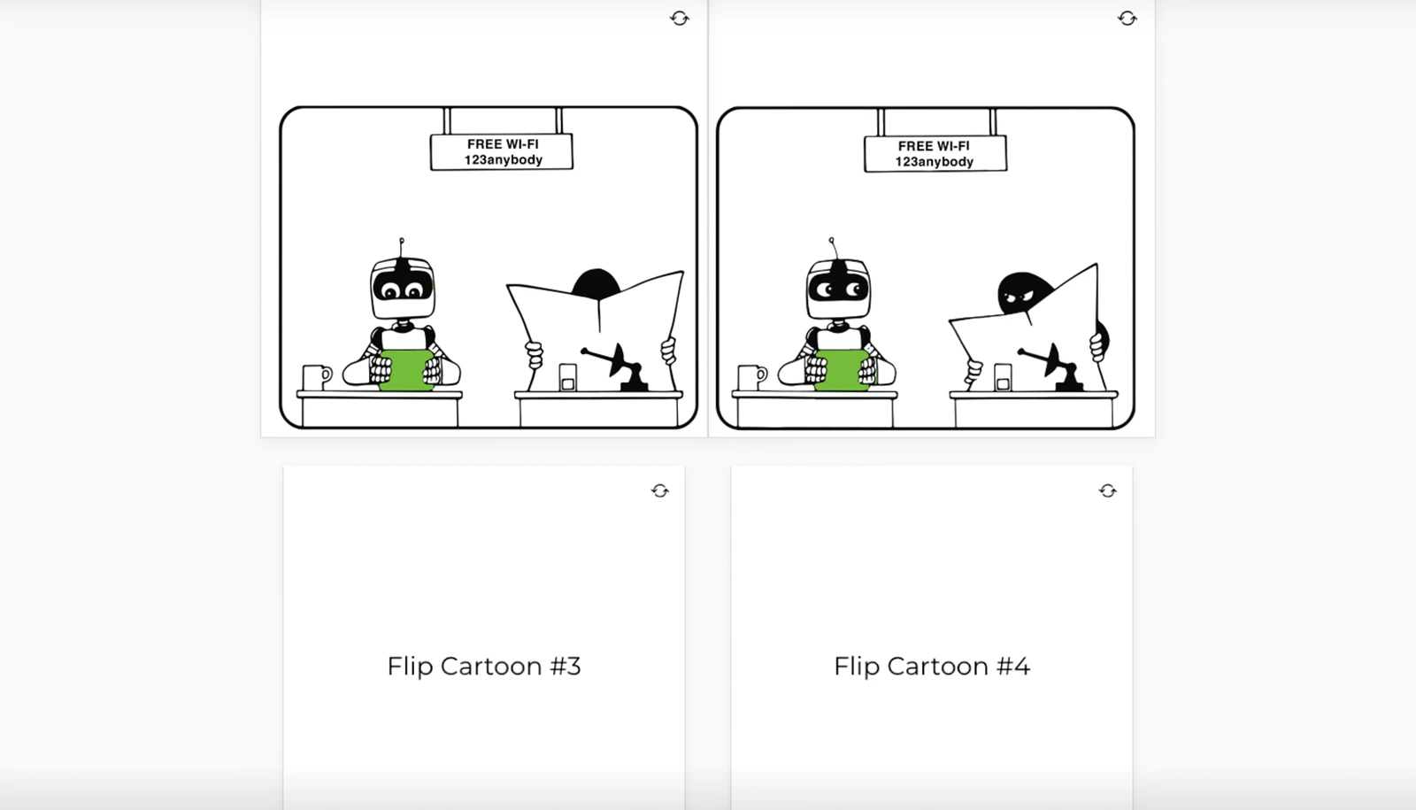 Example image of cartoon microlearning