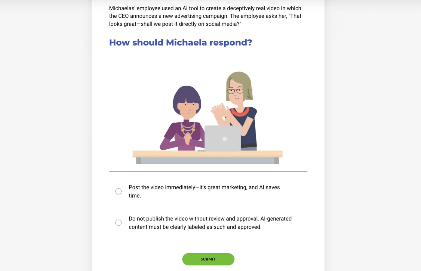 Image of the e-learning product.