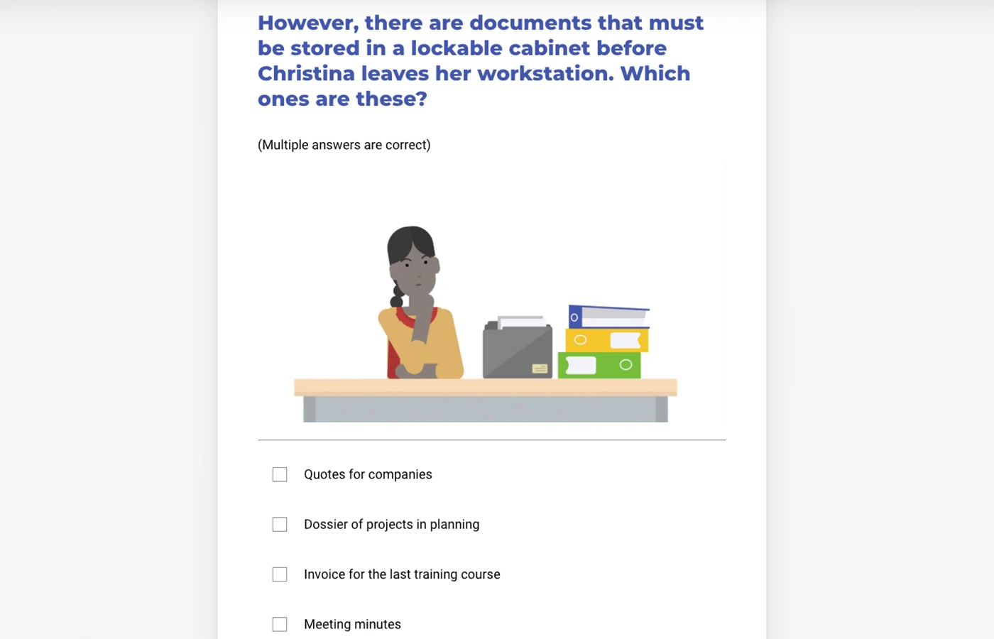Image of the e-learning product.