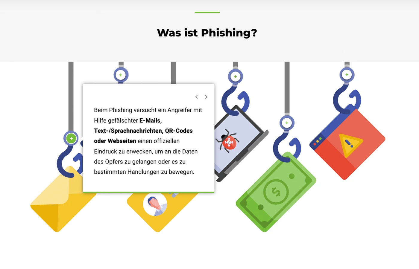 Ein Screenshot zur Illustration des entsprechenden E-Learning Kurses.
