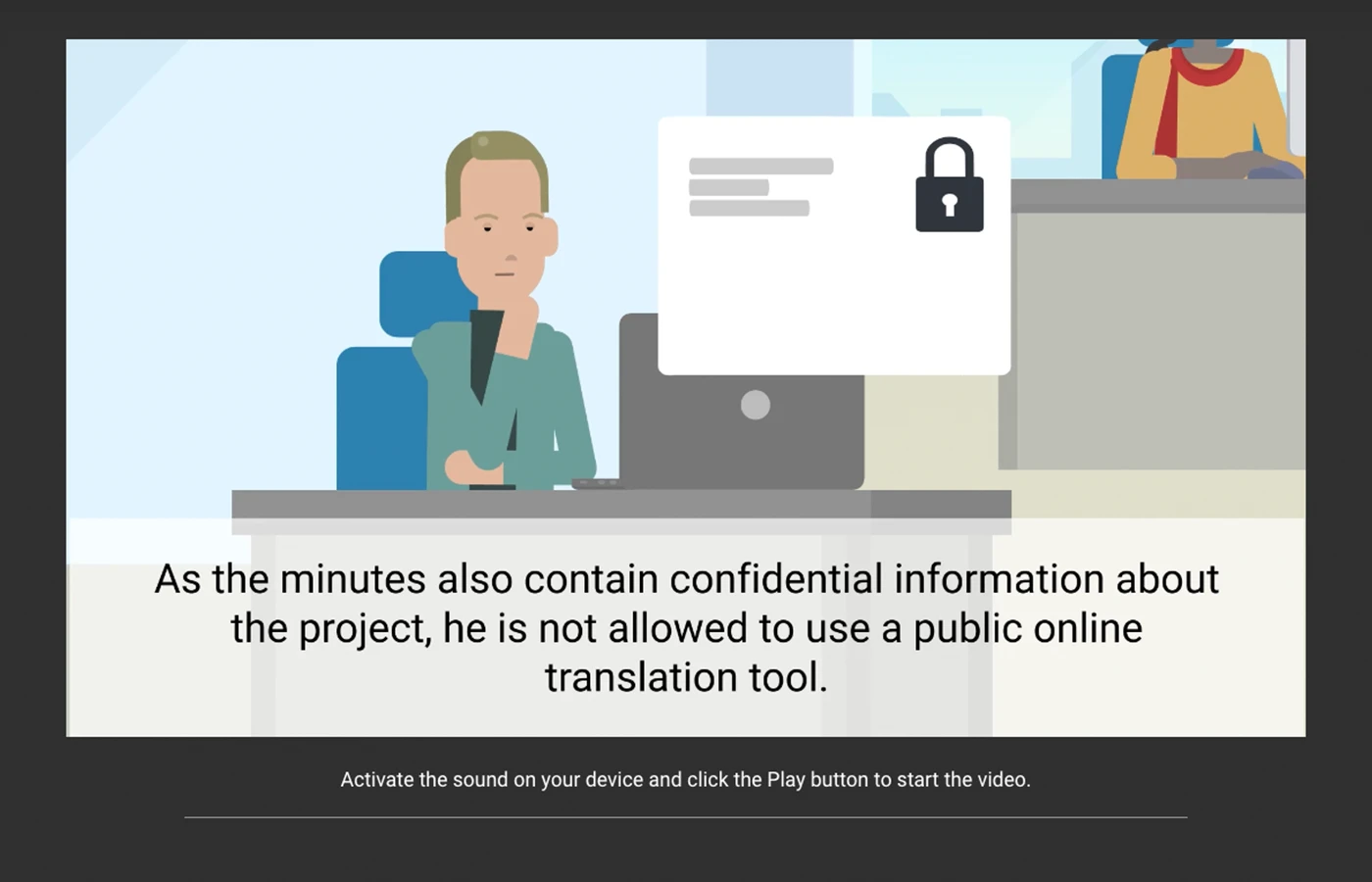 Image of a microlearning section