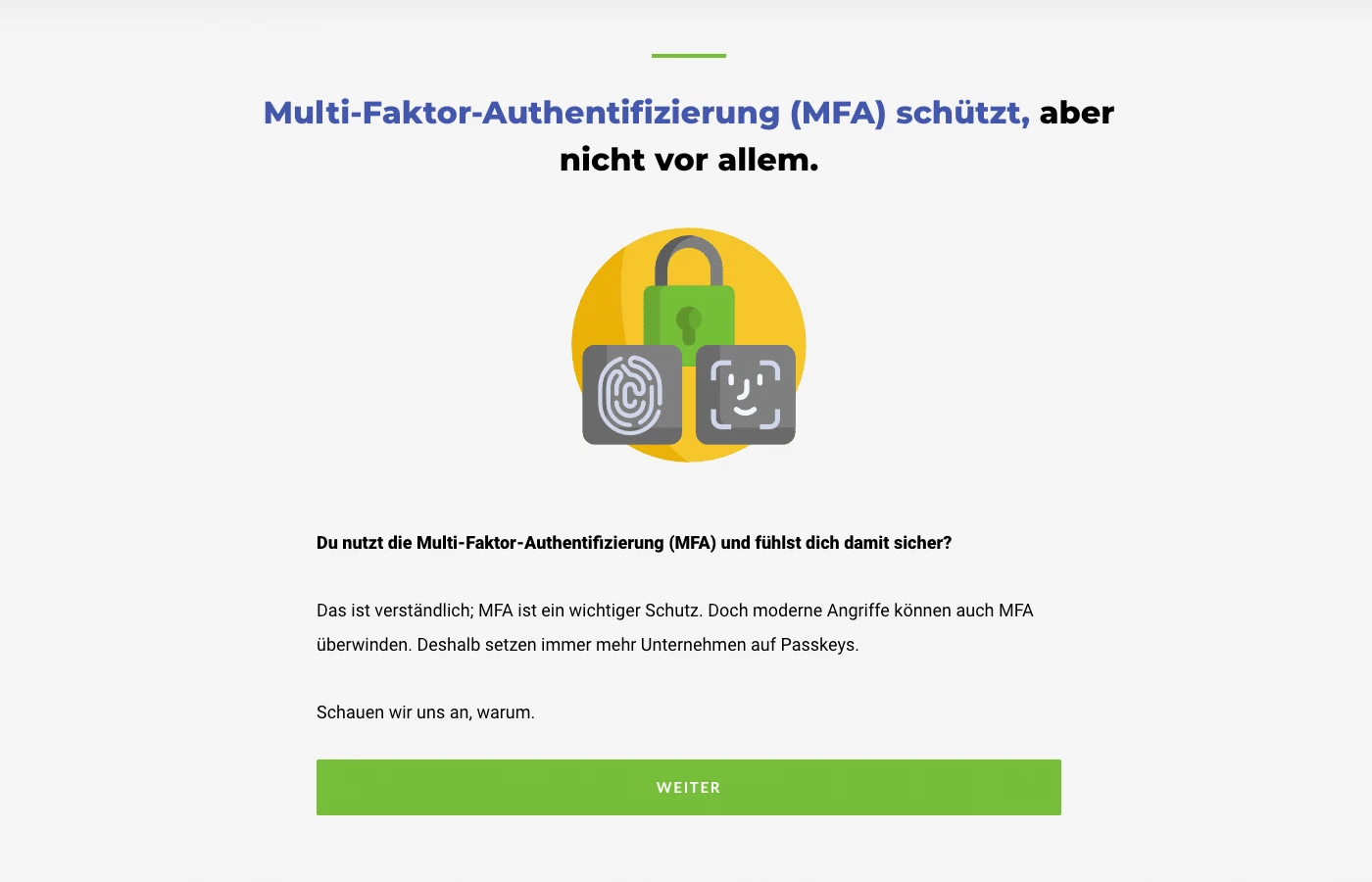 Bild des Produktbildschirms