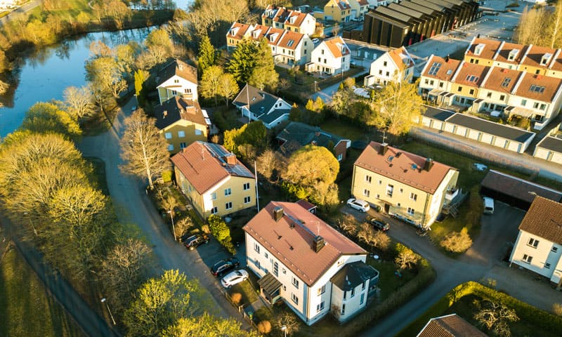 Hausverkauf: Einfamilienhaus von oben