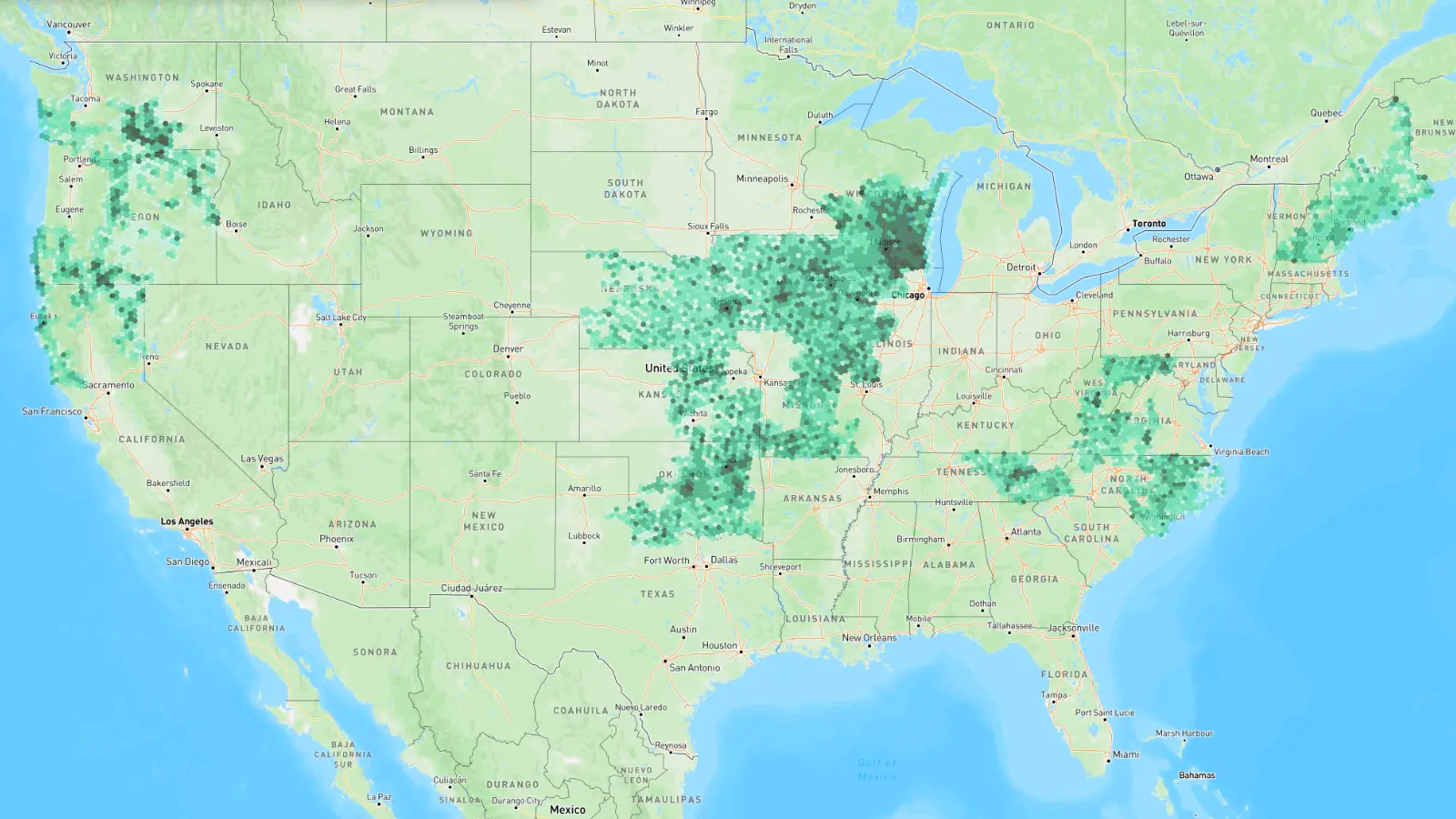 UScellular coverage map