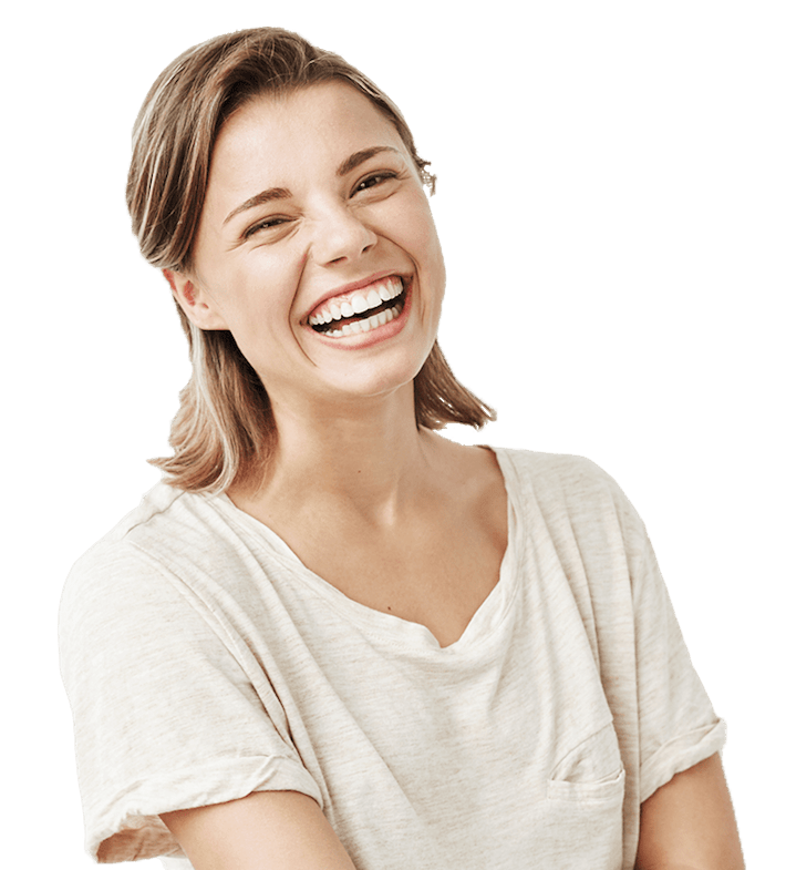 Smiling young woman from Same Day Dental