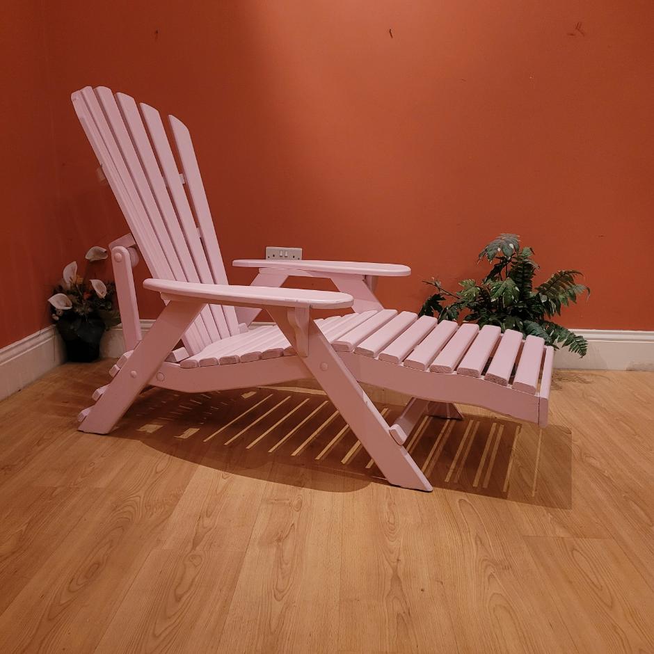 Pink Adirondack Sun Lounger - Save 10% now £579 (was £643)