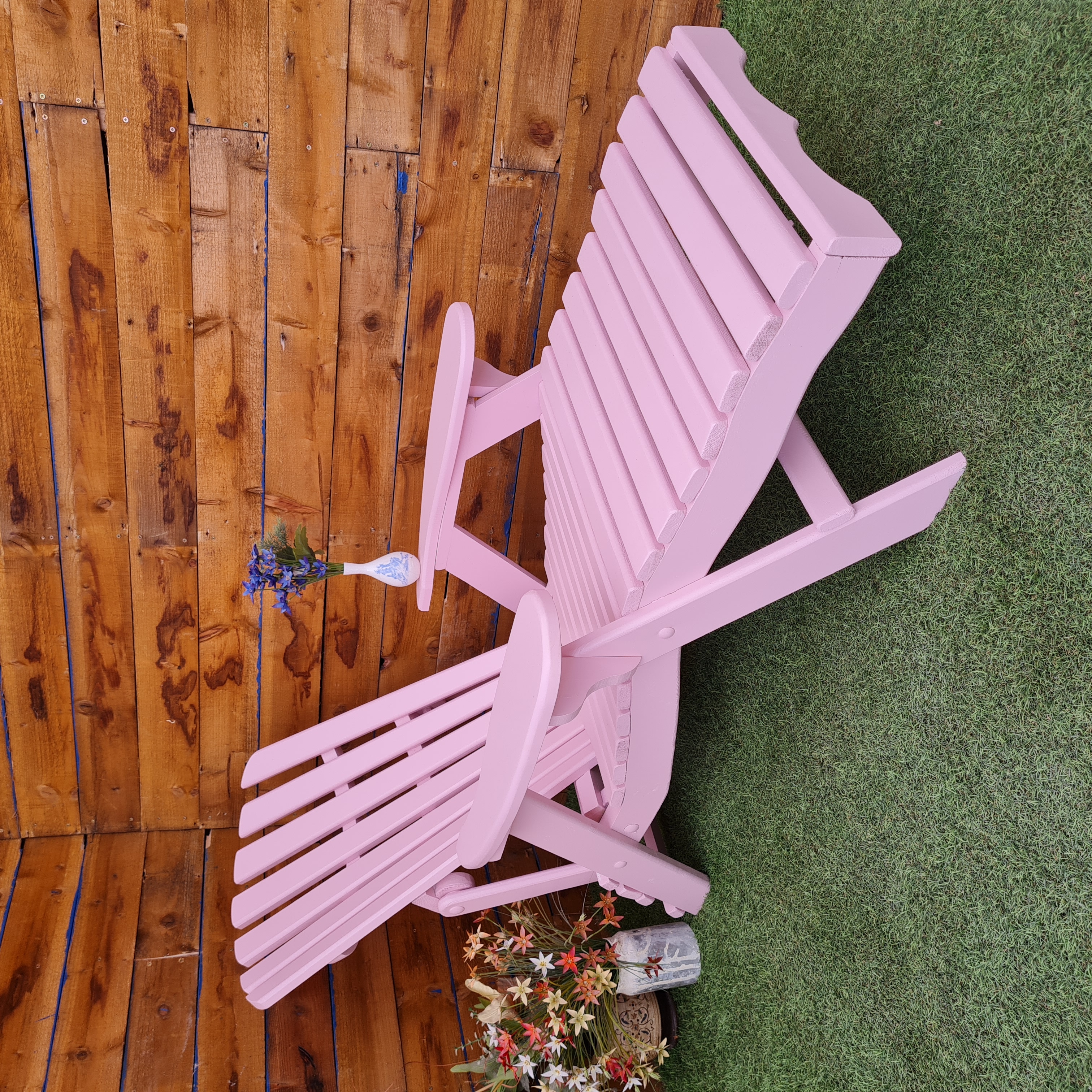 Pink Adirondack Sun Lounger - Save 20% now £514 (was £643)