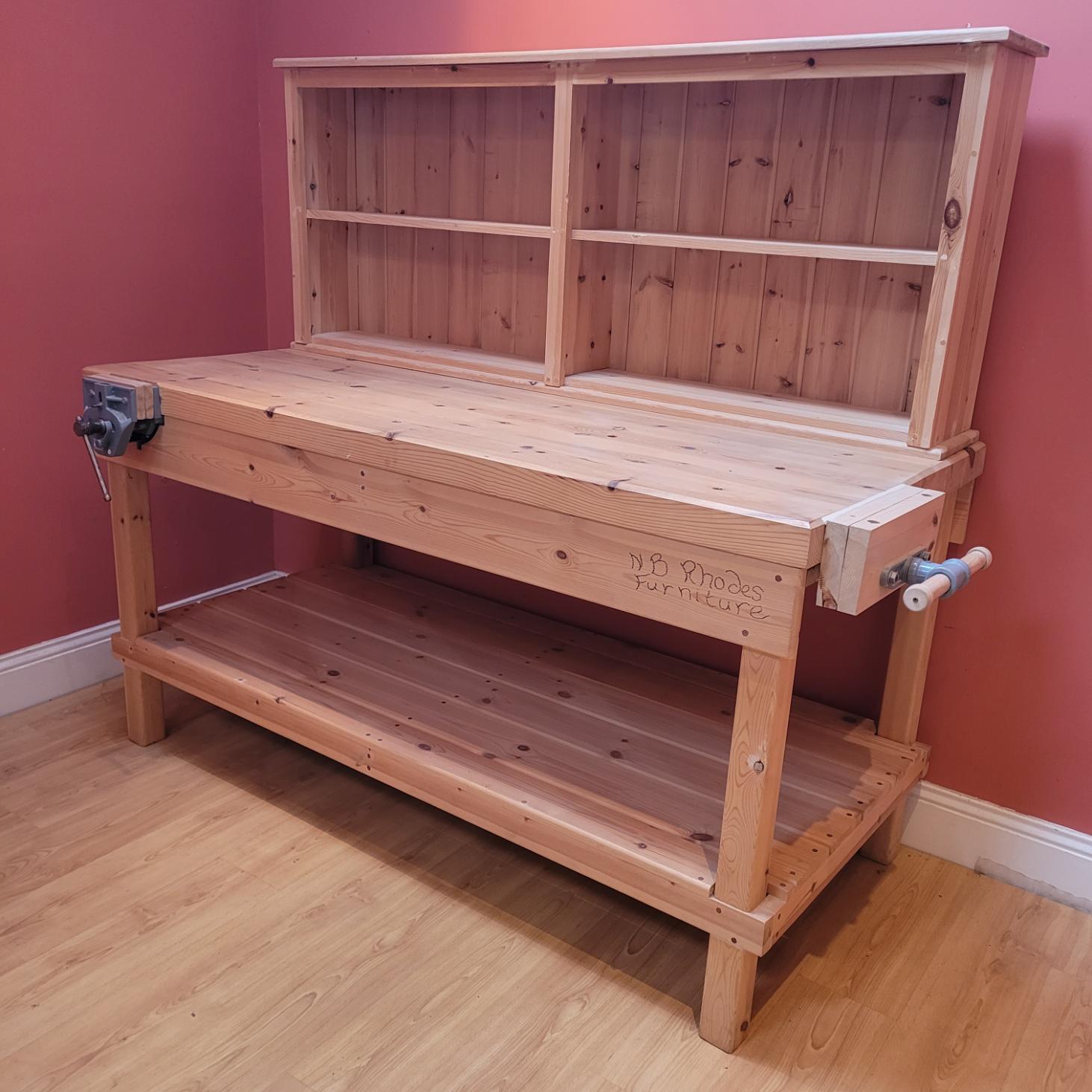 Wooden Workbench 180cm x 85cm x 96cm high - Save 35% now £998 (was £1,536)