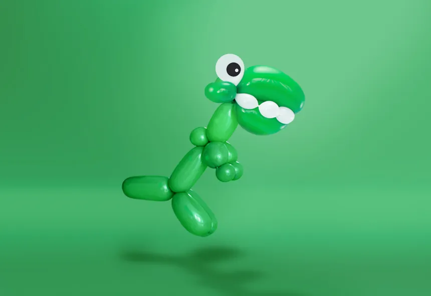Popcorn can make balloon animals