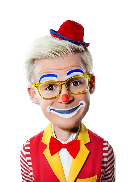 Book Childrens Entertainer Popcorn the Clown