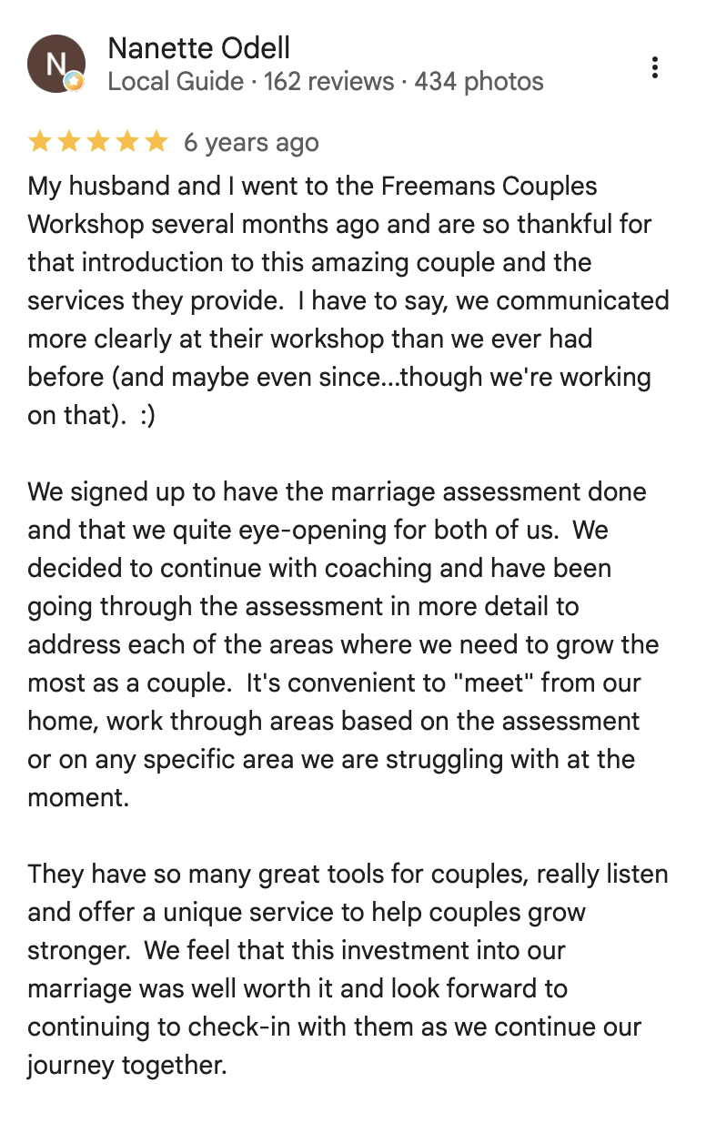 Couple review of The Freemans