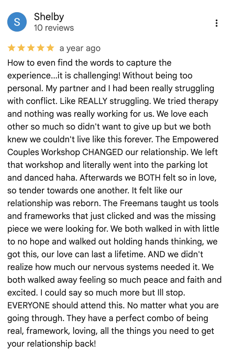 Couple review of The Freemans