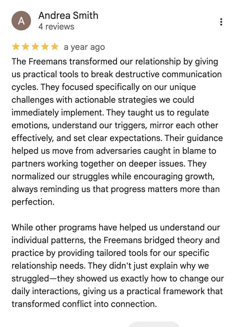 Couple review of The Freemans