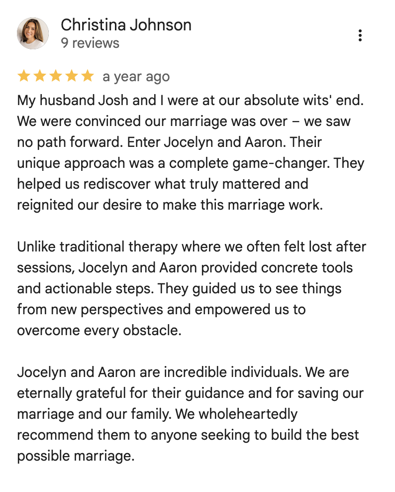 Couple review of 2 on 2 marriage coaching