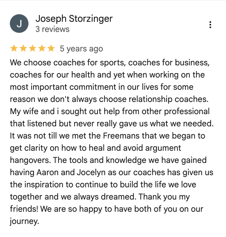 Couple review of 2 on 2 marriage coaching