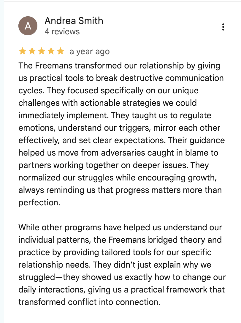 Couple review of 2 on 2 marriage coaching