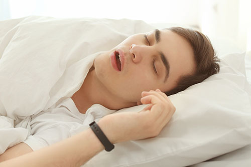 Increased snoring instances