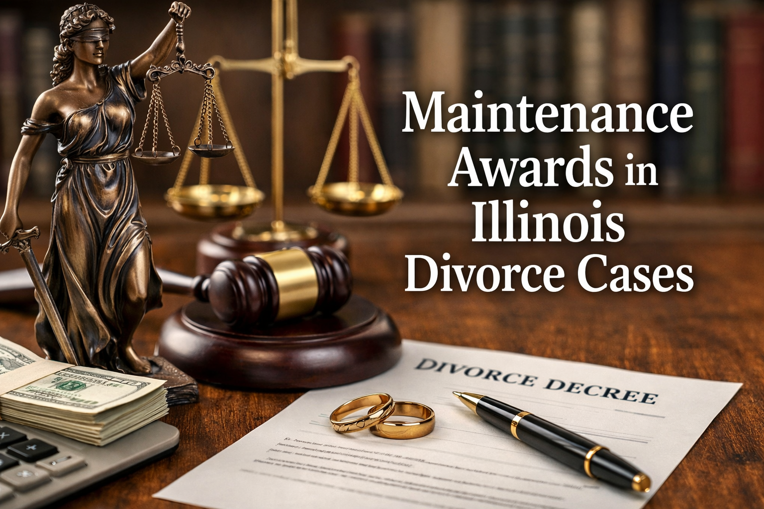 Explanation of statutory factors Illinois courts consider when awarding maintenance,