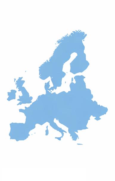 Map of Western and Northern Europe
