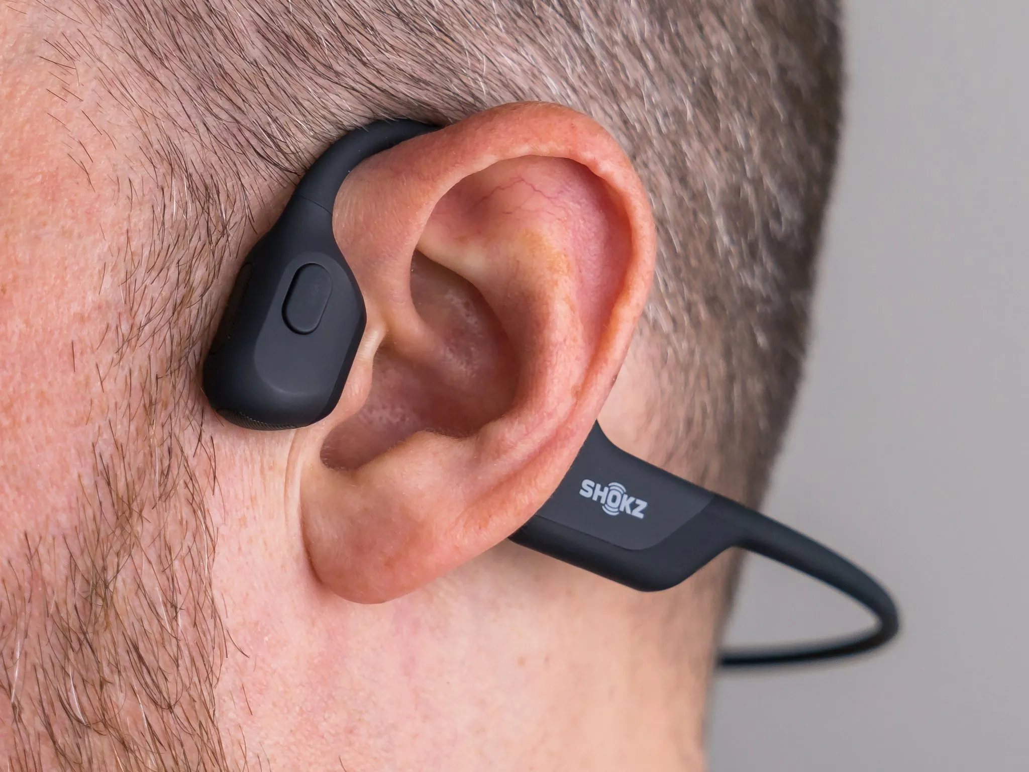Shokz bone induction headphones.