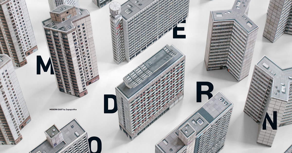 Modern East : Build Your Own Modernist DDR - by Zupagrafika